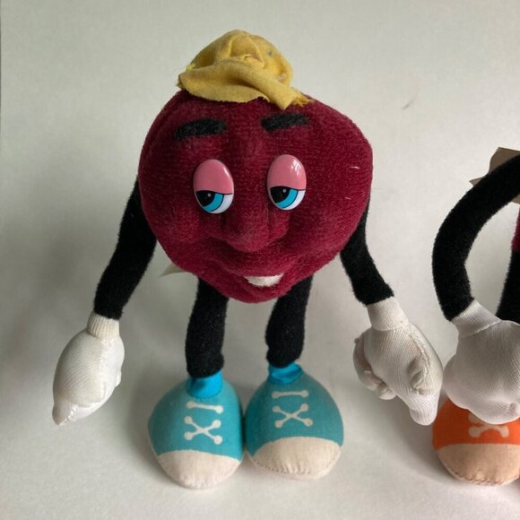 Set of 4 Vintage Applause California Raisins Plush 1988 Hardees Figures Toys - Picture 3 of 10